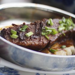 FINKA Table & Tap - 6 Hour Smoked Brisket over Boniato Mash