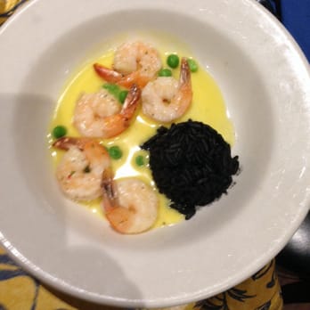 Isabella's - Shrimp with black rice in a rich saffron butter sauce. - Tapas/Small Plates Near Me - Frederick, Maryland