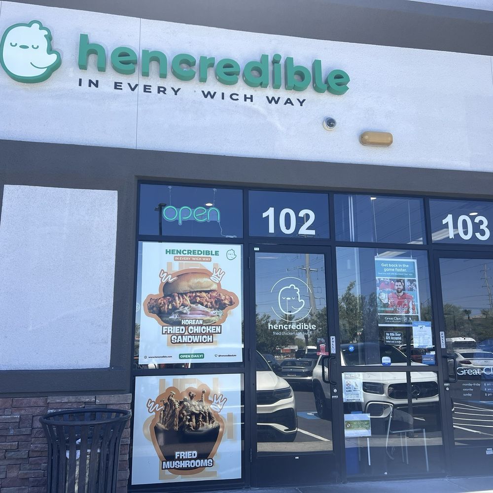 Hencredible - Storefront - Sandwiches Near Me - Las Vegas, Nevada Hencredible - Storefront - Sandwiches Near Me - Las Vegas, Nevada