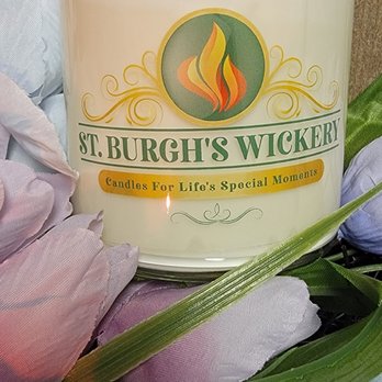 ST. Burgh's Wickery - Finished candle - Candle Stores Near Me - Waldorf, Maryland