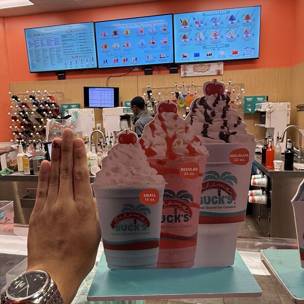 Bahama Buck's - Loved the real live sizing - Shaved Ice Near Me - Fort Worth, Texas Bahama Buck's - Loved the real live sizing - Shaved Ice Near Me - Fort Worth, Texas
