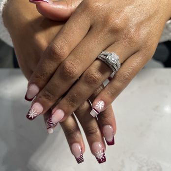 Grand Nails and Spa - Christmas nails. - Nail Salons Near Me - Attleboro, Massachusetts Grand Nails and Spa - Christmas nails. - Nail Salons Near Me - Attleboro, Massachusetts