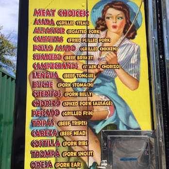 Mamacitas - Menu - numerous hard to find options. The full menu has about double the items, most I've never heard of. - Food Trucks Near Me - Mountain View, California Mamacitas - Menu - numerous hard to find options. The full menu has about double the items, most I've never heard of. - Food Trucks Near Me - Mountain View, California