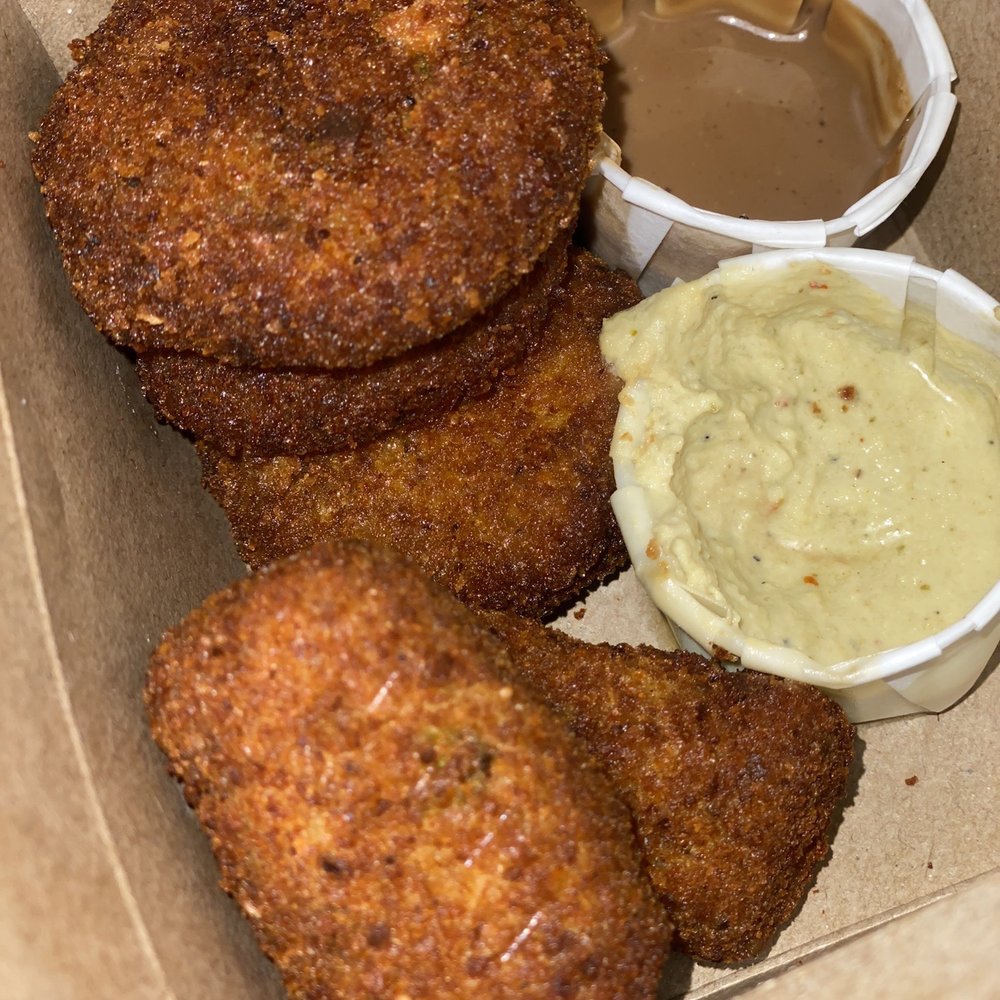 Obon Shokudo - curried korokke - Japanese Near Me - Portland, Oregon Obon Shokudo - curried korokke - Japanese Near Me - Portland, Oregon