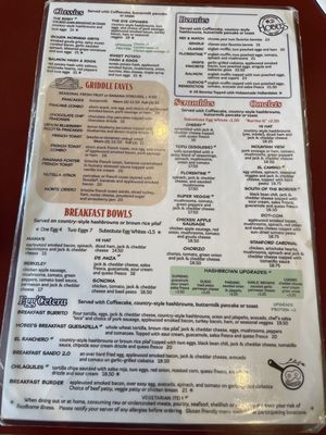 Menu photo 1 Hobee's Restaurant Sunnyvale, CA