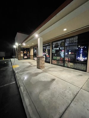 Liquor Store Clean Up - This local liquor store needed an facelift! We used our surface cleaner to get the concrete looking like new. We used our pressure washing system to clean the building. The dumper pad area around back was also taken care of. Liquor Store Clean Up - This local liquor store needed an facelift! We used our surface cleaner to get the concrete looking like new. We used our pressure washing system to clean the building. The dumper pad area around back was also taken care of.