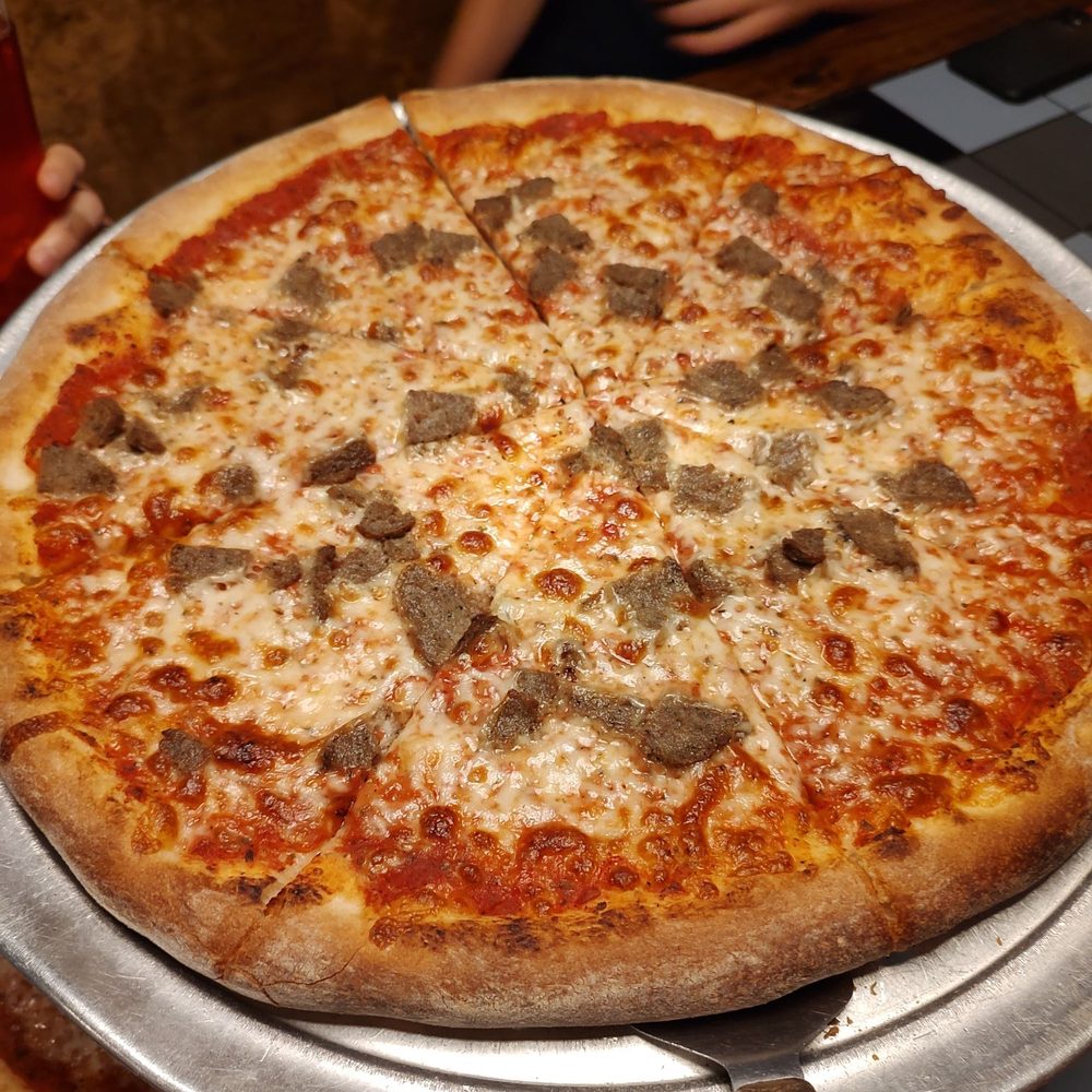 Meatball pizza Meatball pizza