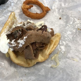 Johnny B's - the best gyro and gyro sauce! I love the beef tacos and onion rings too - Burgers Near Me - Addison, Illinois