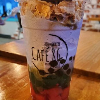 Cafe 86 - Highly recommend the upside down halohalo. Nice music, ambience, & friendly staff. - Desserts Near Me - Union City, California Cafe 86 - Highly recommend the upside down halohalo. Nice music, ambience, & friendly staff. - Desserts Near Me - Union City, California