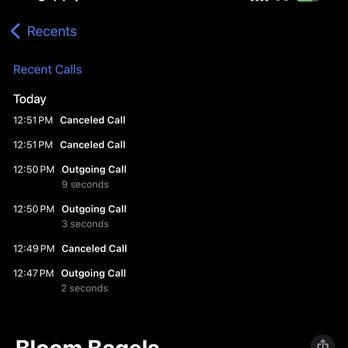 Bloom Bagels - PHONE CALLS I MADE PRIOR TO ARRIVAL. BUSINESS did NOT answer AT ALL! - Bagels Near Me - Campbell, California Bloom Bagels - PHONE CALLS I MADE PRIOR TO ARRIVAL. BUSINESS did NOT answer AT ALL! - Bagels Near Me - Campbell, California