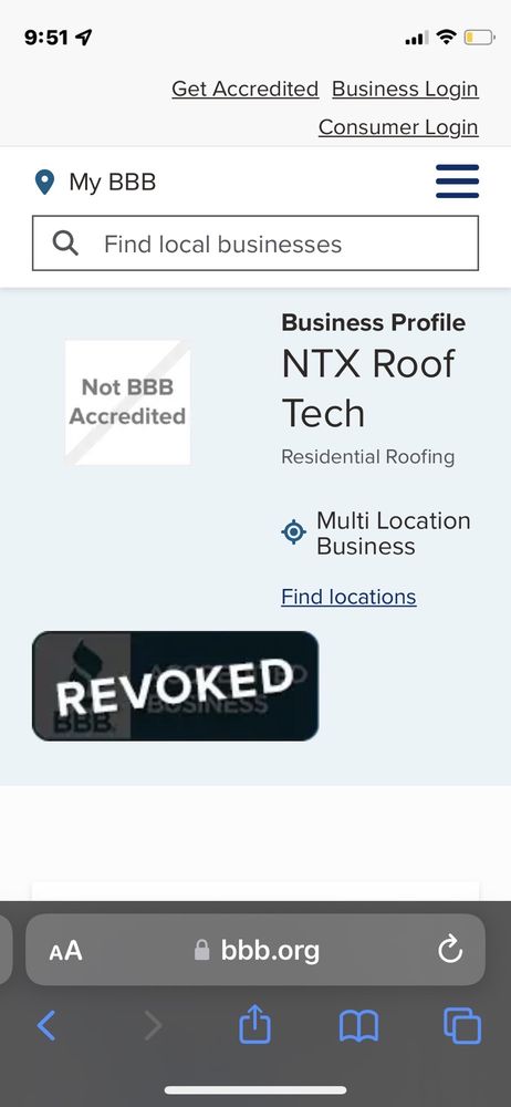 Slide of NTX Roof Tech