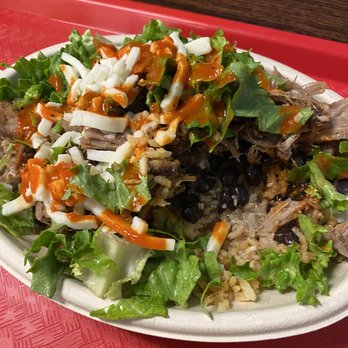 Los Tres Hermanitos - Carnitas bowl regular sauce - Mexican Near Me - Gordonsville, Virginia Los Tres Hermanitos - Carnitas bowl regular sauce - Mexican Near Me - Gordonsville, Virginia