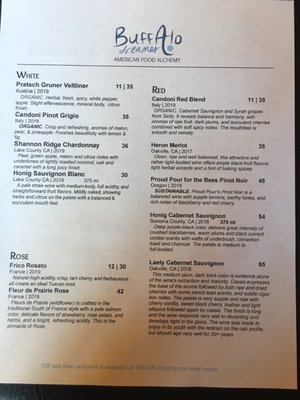 Menu photo 7 Buffalo Dreamer Hot Springs, SD Menu photo 7 Buffalo Dreamer Hot Springs, SD