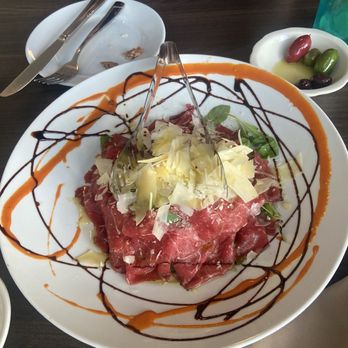 La Piazza Restaurant - Filet Carpaccio-Lots of flavor in this dish - Italian Near Me - Wallingford, Connecticut