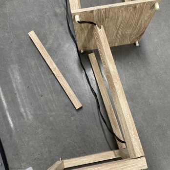 Oasis Moving and Storage - broken lamp structure and missing part - Movers Near Me - North Las Vegas, Nevada
