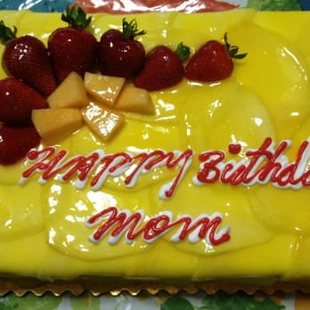 Olympic Bakery - Mango Cake with writing - Bakeries Near Me - Temple City, California Olympic Bakery - Mango Cake with writing - Bakeries Near Me - Temple City, California