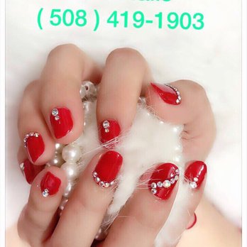 Le's Nails - Ston engagement nails design - Nail Salons Near Me - Mashpee, Massachusetts