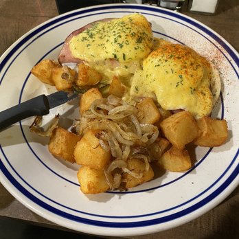Freedom Square Diner - Natrona Heights - Eggs Benedict with cottage potatoes. - Breakfast & Brunch Near Me - Natrona Heights, Pennsylvania Freedom Square Diner - Natrona Heights - Eggs Benedict with cottage potatoes. - Breakfast & Brunch Near Me - Natrona Heights, Pennsylvania