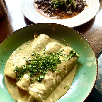 Mi Vida - Enchiladas Suizas con Pollo and Carne Asada - Mexican Near Me - Washington, DC, District of Columbia