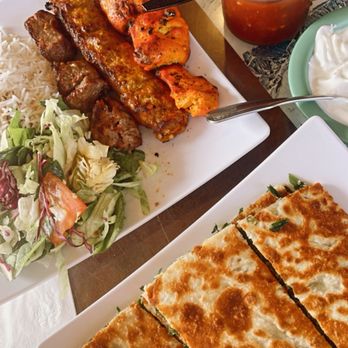 Chopan Kabob - Combination kabob & bolani - Afghan Near Me - Concord, California