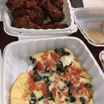Rosine's Restaurant - Sweet and Spicy Wings Dinner & Margarita Flatbread Dinner - American Near Me - Monterey, California