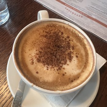 MoCo's Founding Farmers - Aztec Latte - New American Near Me - Potomac, Maryland