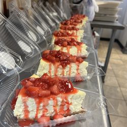 Kazoopy's Pizza And Grinders - House baked cheesecake from scratch by our Sarah.
