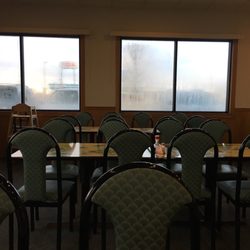 King's Buffet - Fogged up windows on Feb 1st. Hot and Humid inside.
