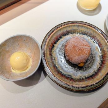Boro Brine - Donut filled with fresh persimmon jam - Seafood Near Me - Brooklyn, New York