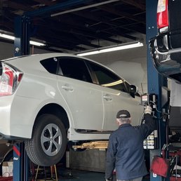my car getting worked on