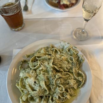 Biagio's Bistro - Pesto pasta and Reuben. Both delicious. Had leftovers of both! - Italian Near Me - Cincinnati, Ohio