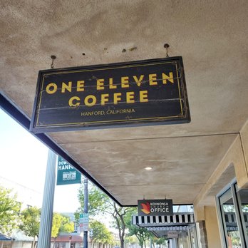 One Eleven - Signage at the entry. - Coffee & Tea Near Me - Hanford, California