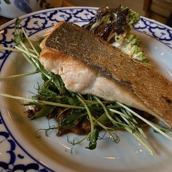 The Exchange Restaurant - Salmon entree - Breakfast & Brunch Near Me - Los Angeles, California The Exchange Restaurant - Salmon entree - Breakfast & Brunch Near Me - Los Angeles, California
