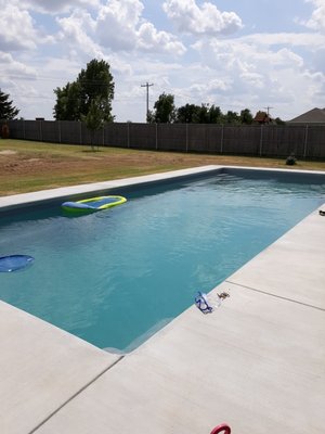 Rectangular Custom Pools - We have always served our customers with honest, dependable pools and pool products. Our professional construction crews take careful steps to ensure that each phase of pool construction is performed correctly and in a timely manner. Even special details are shown the attention they need to guarantee your complete satisfaction. If you are ready to create that perfect backyard getaway, contact us today for more information.