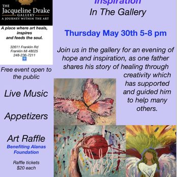 Jacqueline Drake Gallery - Plan your next fundraiser in the Gallery - like Alana's foundation - Art Galleries Near Me - Franklin, Michigan