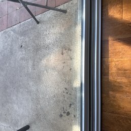This is the cleanest my sliding window has ever been!!