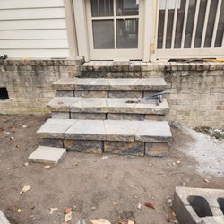 Brothers home solution - Stone stairs