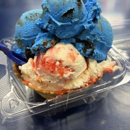 Blue Monster, Strawberry Shortcake Blue Monster, Strawberry Shortcake