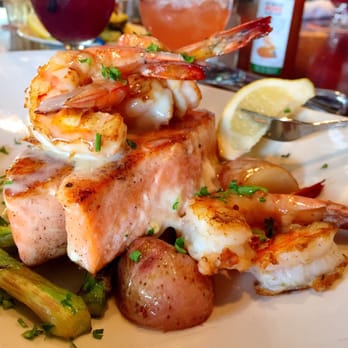 Pappadeaux Seafood Kitchen - Off the menu salmon dish - Seafood Near Me - Pharr, Texas