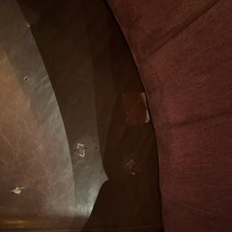 More duck tape on the "VIP" booths
