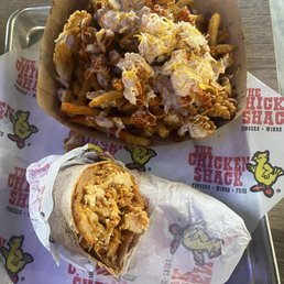 The Original Buffalo Chicken Fries and Buffalo Chicken Wrap!!