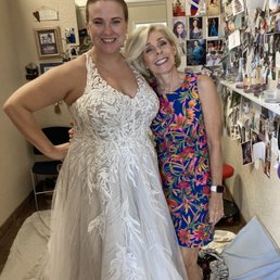 My daughter's beautiful wedding dress! Thanks, Kathy!