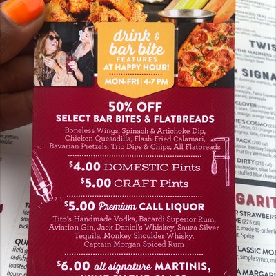 Menu photo 6 Bar Louie - Chesterfield Chesterfield, MO