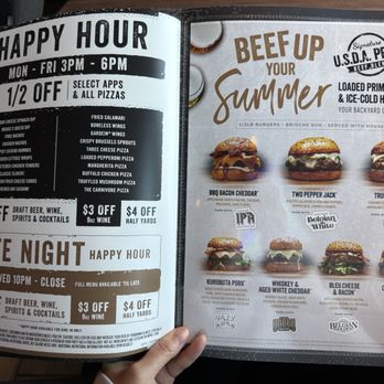 Yard House - Menu - September 2026 - American Near Me - Sparks, Nevada