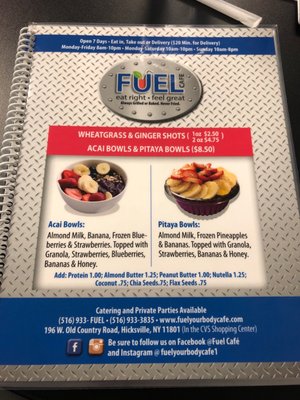 Menu photo 6 Fuel Your Body Cafe Hicksville, NY