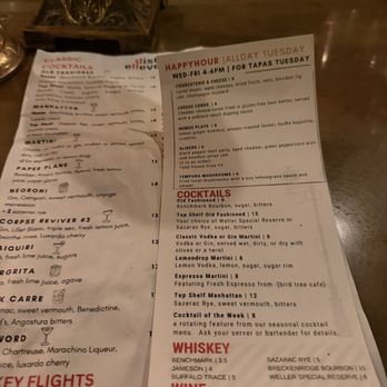 District Elleven - Menu - Cocktail Bars Near Me - Colorado Springs, Colorado