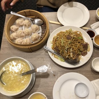 Dumpling Kitchen - 10 10 Piece Shanghai-Style Steamed Pork Dumplings Chicken and Corn Soup Beef Chow Mein - Chinese Near Me - San Francisco, California Dumpling Kitchen - 10 10 Piece Shanghai-Style Steamed Pork Dumplings Chicken and Corn Soup Beef Chow Mein - Chinese Near Me - San Francisco, California