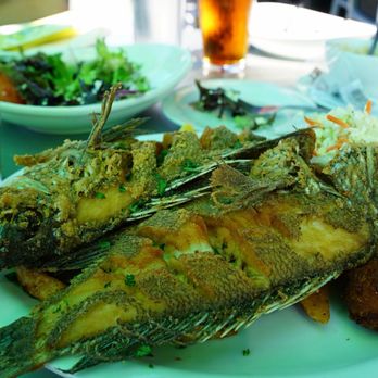 St Augustine Fish Camp - Fried fish - Black Sea bass - Seafood Near Me - St Augustine, Florida