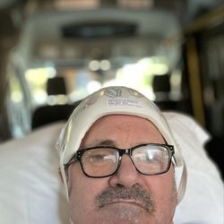 Med Life - Me in the van gettting bounced around