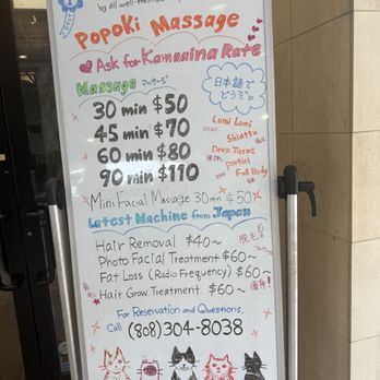 Popoki Massage/TK World - Massage Near Me - Honolulu, Hawaii
